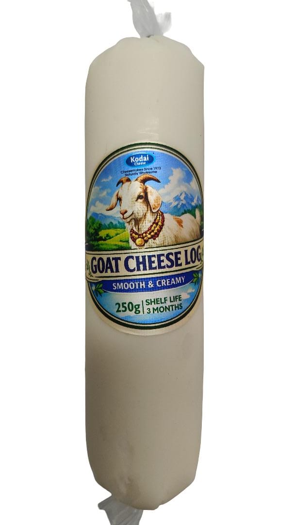 GOAT'S CHEESE LOG (Kodai Dairy) | Natural & Organic