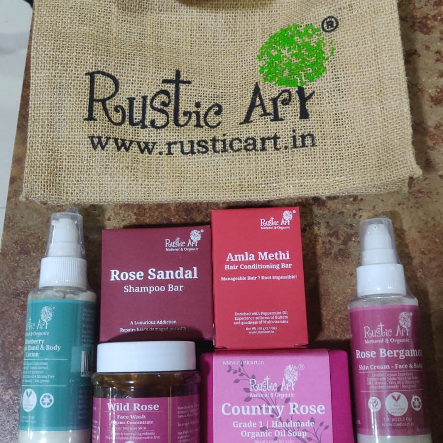 Gift Hamper for Her Rustic Art