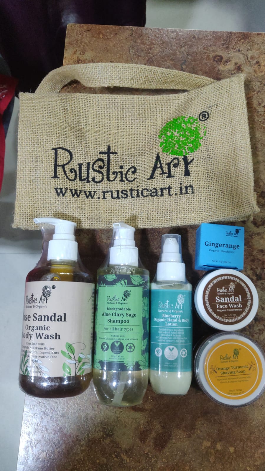 Gift Hamper for Him Rustic Art