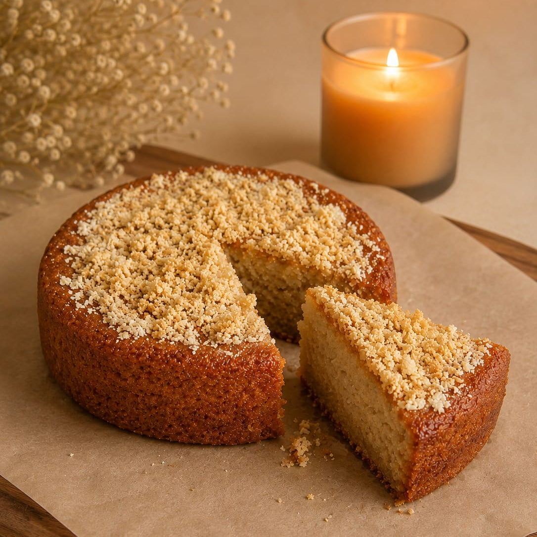 Gulab jamun tea cake