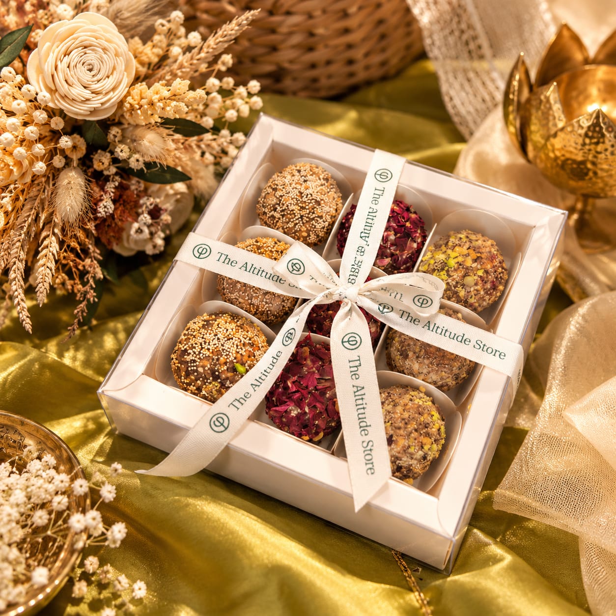 ASSORTED LADDOO 9 Pieces