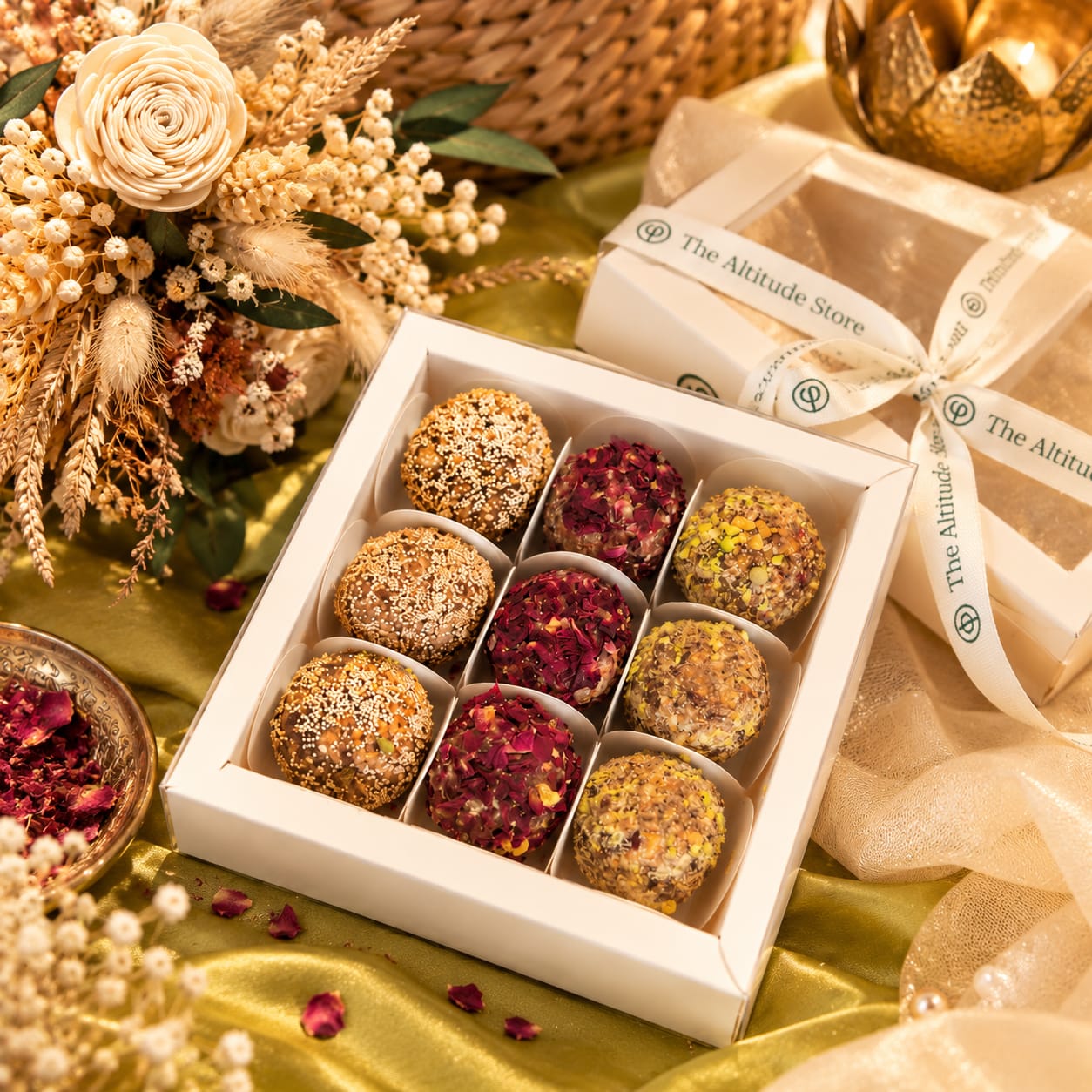 ASSORTED LADDOO 18 Pieces