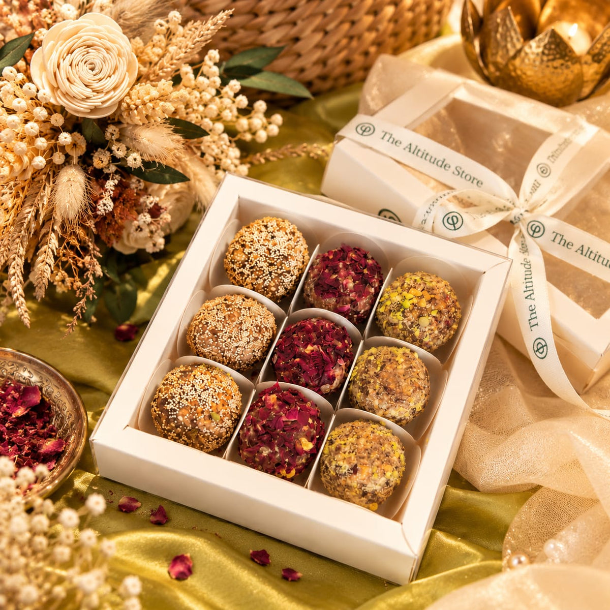 ASSORTED LADDOO 18 Pieces