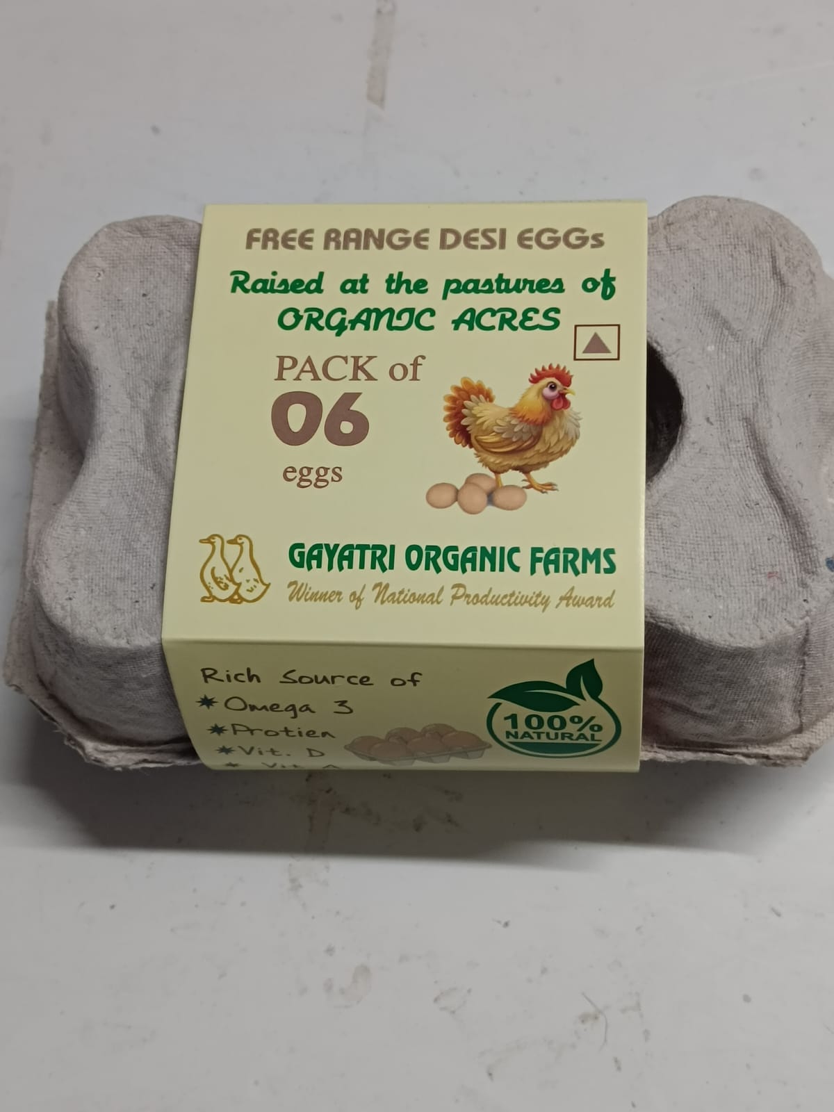 Chicken Eggs - Free Range | Natural  &  Organic