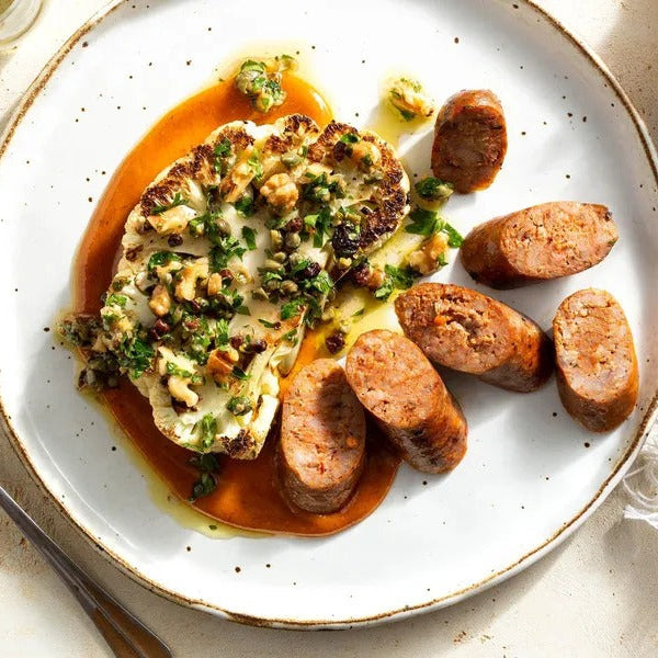 Roasted Cauliflower with Pork Sausage 250 G