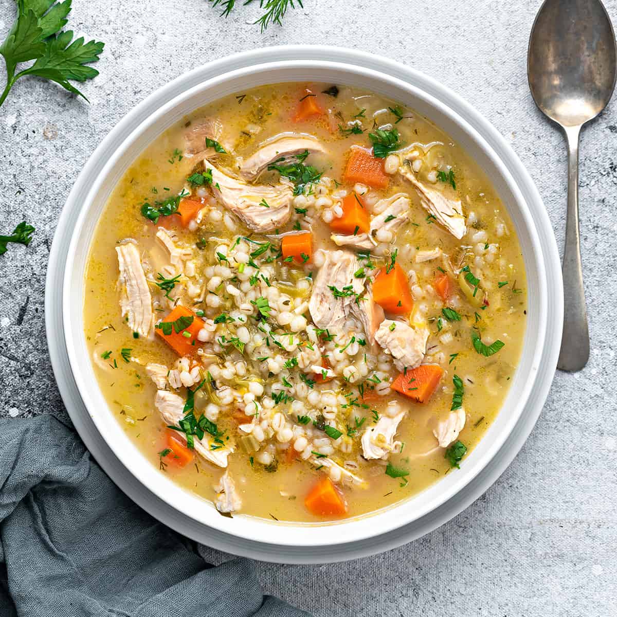 Chicken Millet Soup (Inc. Rs. 20/-Refundable Glass Bottle Security Deposit) | Natural  &  Organic