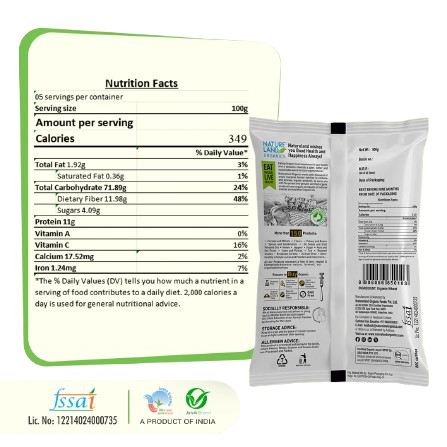 SUJI / SEMOLINA | Natural  &  Organic