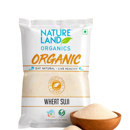 SUJI / SEMOLINA | Natural  &  Organic