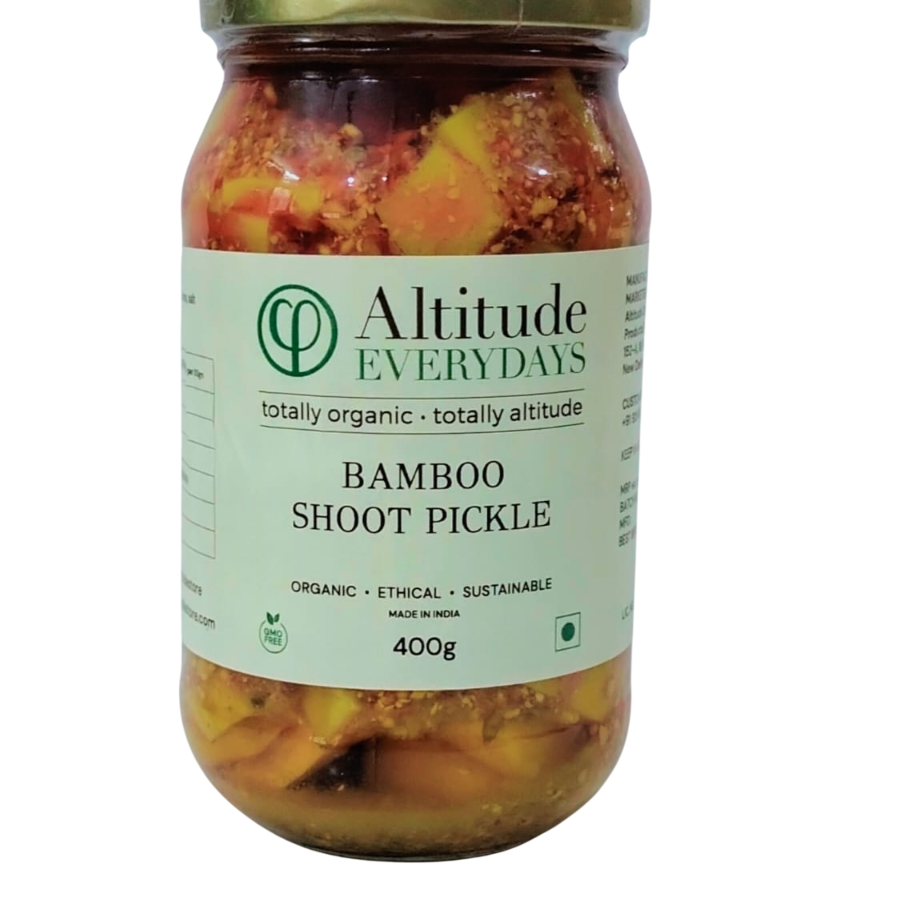 Bamboo Shoot Pickle – 400gm |  Natural  &  Organic