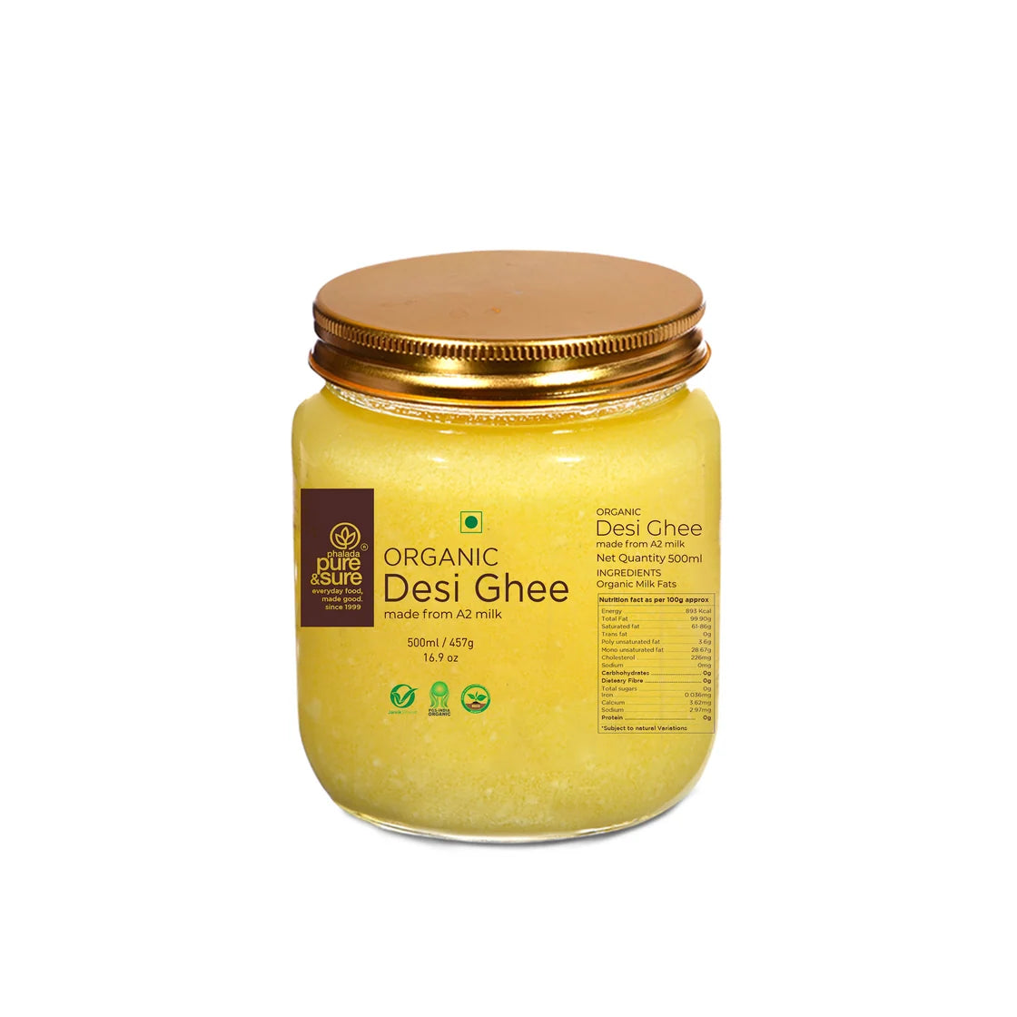 GHEE - A2 Cow's Milk Organic | Natural  &  Organic