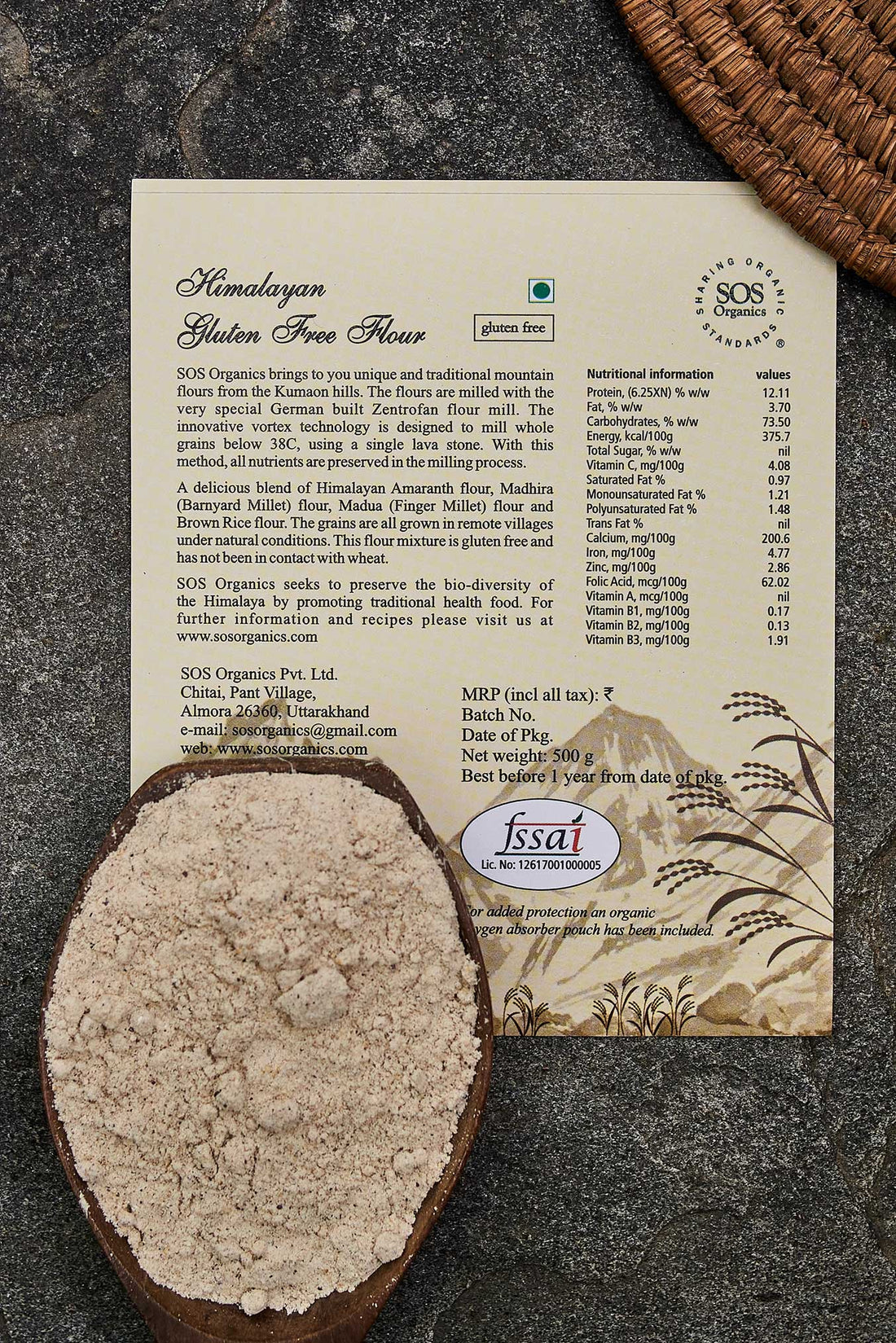 GLUTEN FREE FLOUR MIX HIMALAYAN | Natural  &  Organic