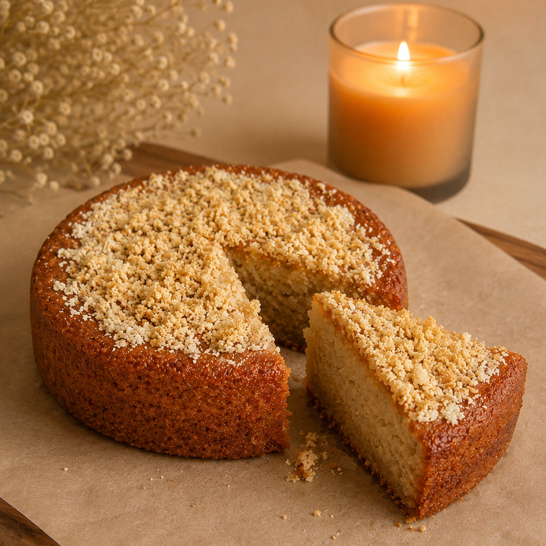 Gulab jamun tea cake