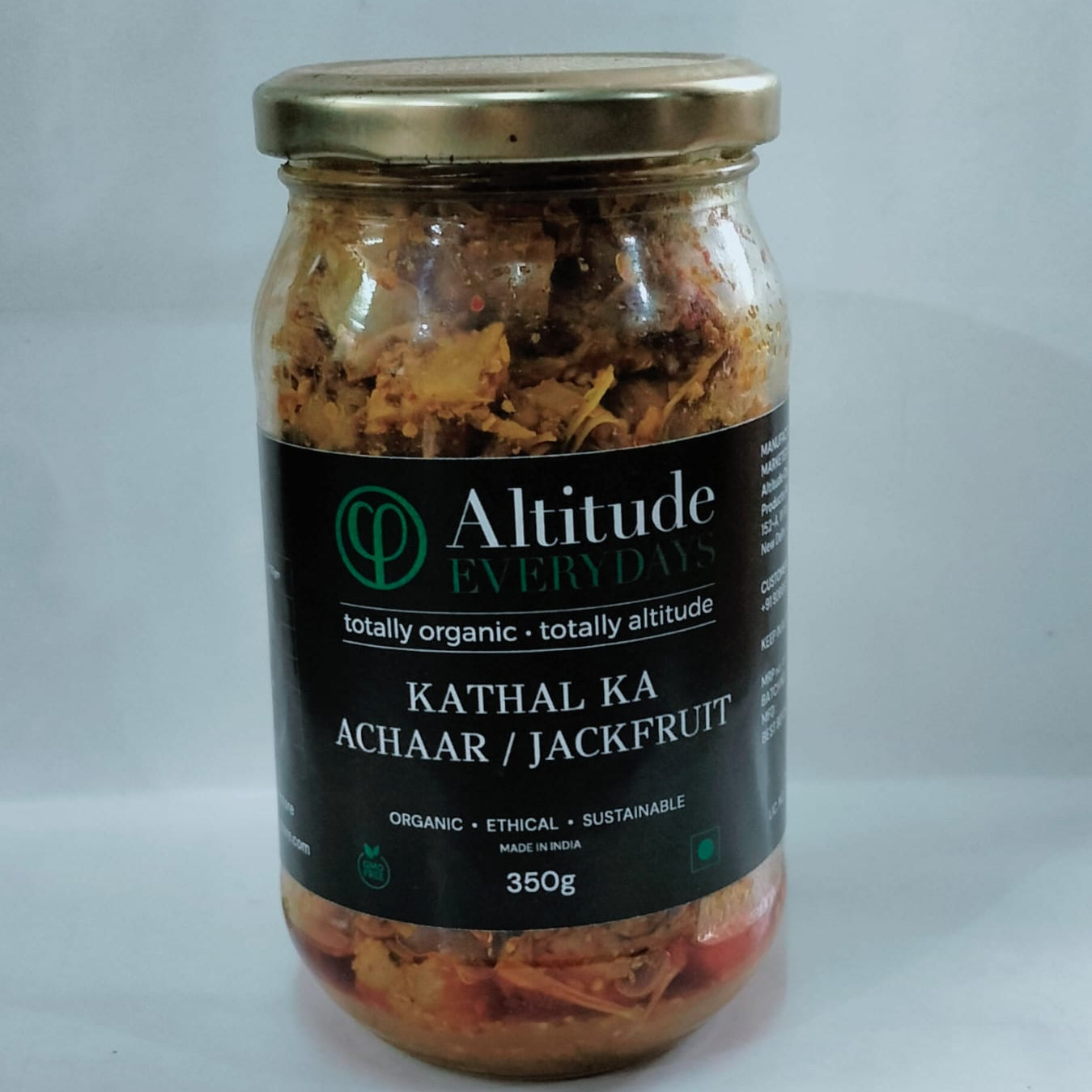 Kathal (Jackfruit) Achaar – 350gm | Natural  &  Organic