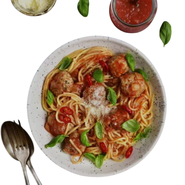 PANEER MEATBALLS WITH SPAGHETTI | Natural & Organic