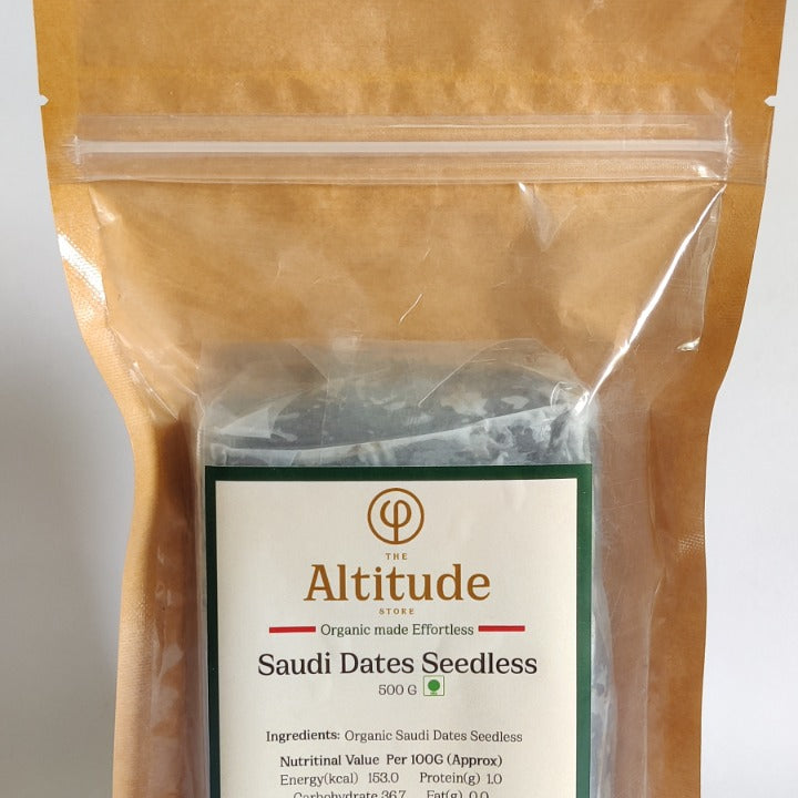 SAUDI DATES SEEDLESS 500GM (ALTITUDE EVERYDAY)