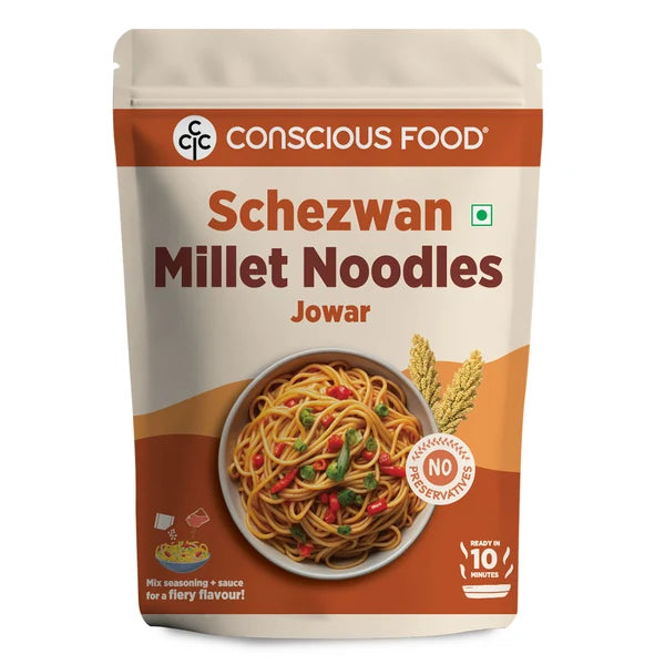 SCHEZWAN JOWAR MILLET NOODLES | Natural & Organic