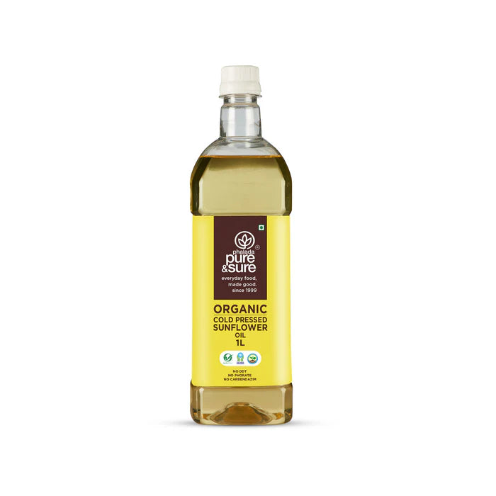 SUNFLOWER OIL - COLD PRESSED | Natural  &  Organic