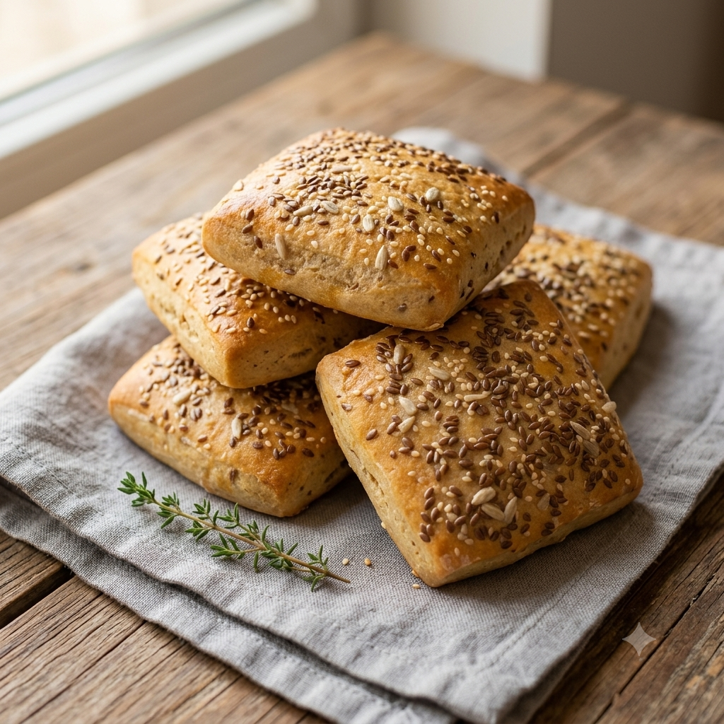 BREAD - CIABATTA MULTIGRAIN  | Natural  &  Organic