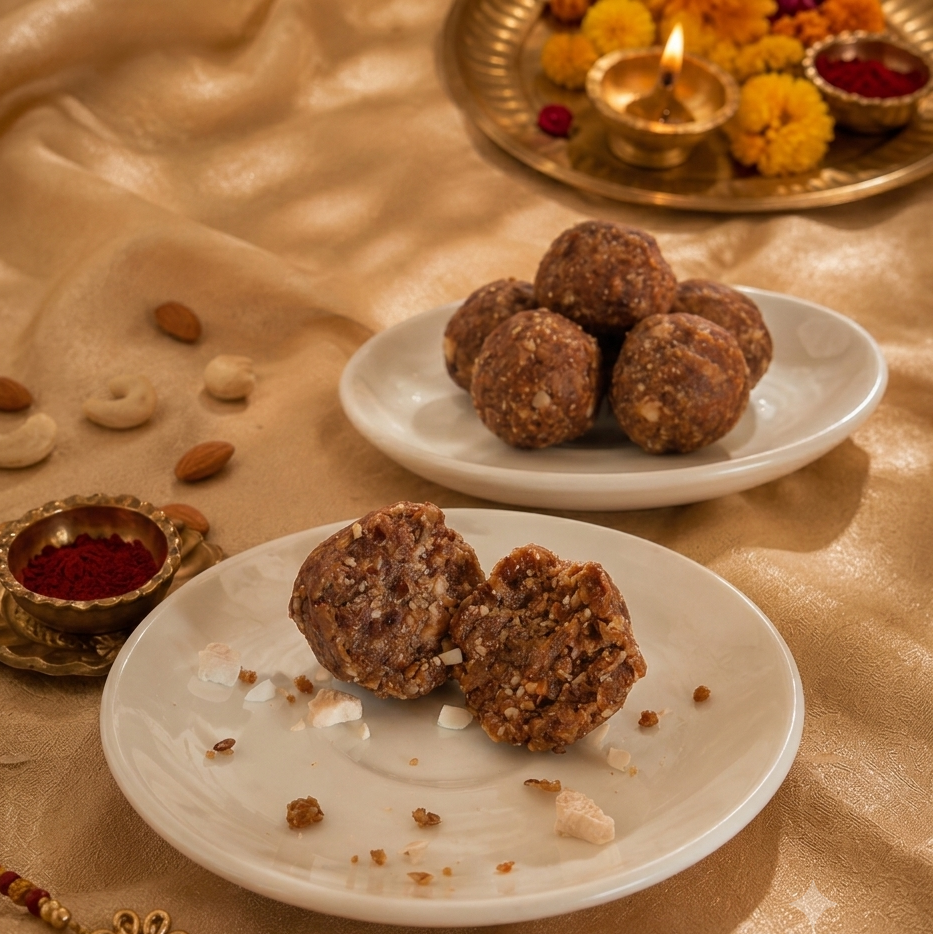 LADDOO - DATES DRY FRUITS  | Natural & Organic 18 Pieces