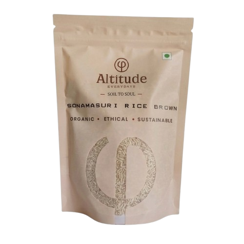 RICE - SONA MASOORI BROWN | Natural  &  Organic
