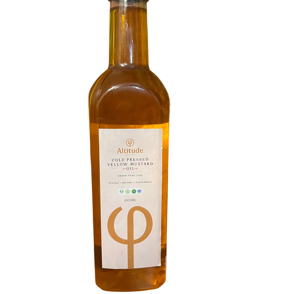 YELLOW MUSTARD OIL - COLD PRESSED | Natural & Organic