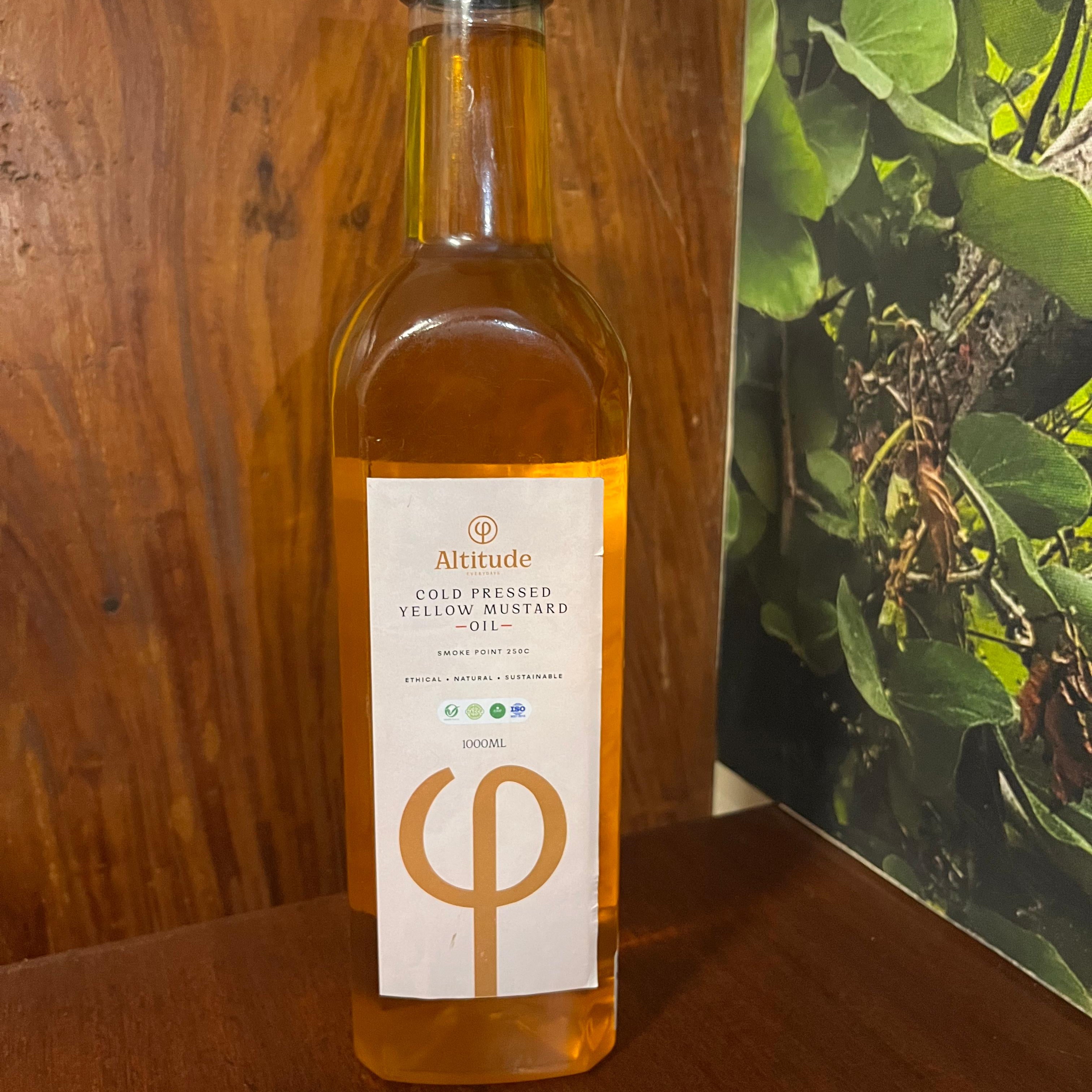 YELLOW MUSTARD OIL - COLD PRESSED | Natural & Organic