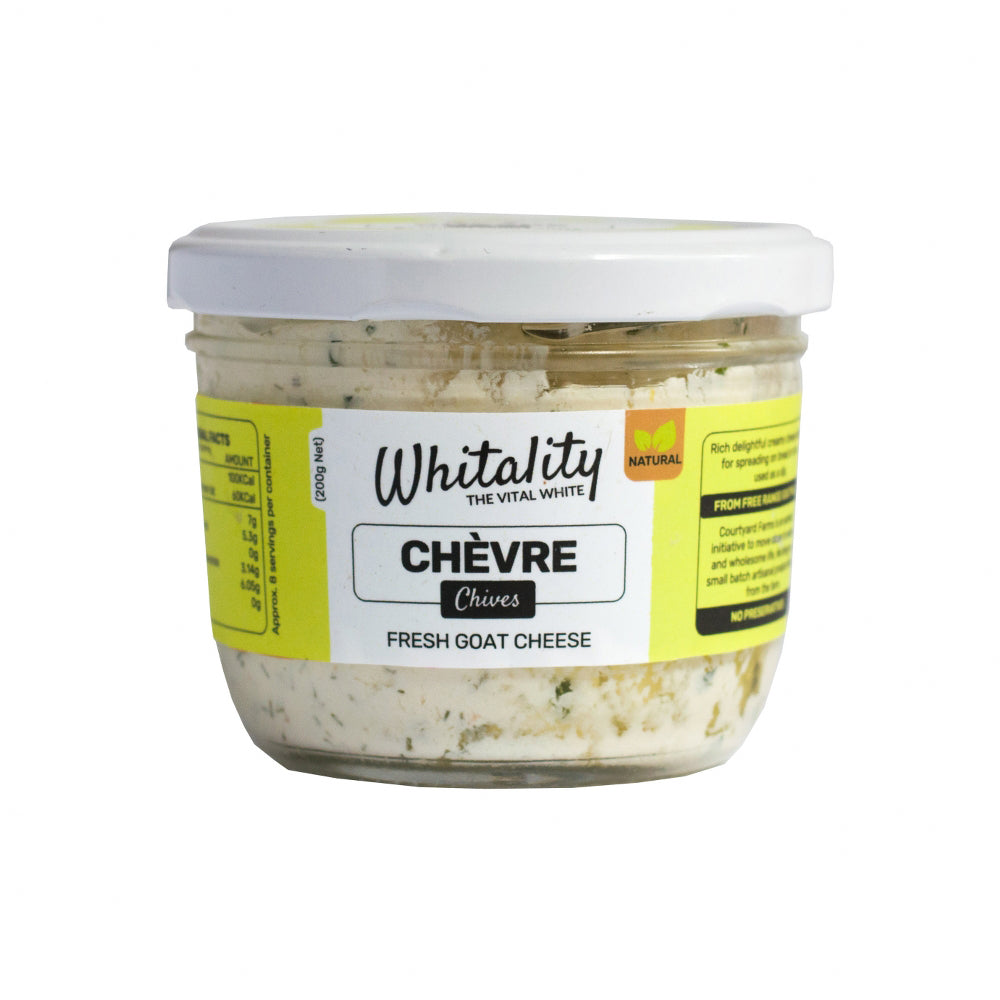 GOATS' CHEESE - CLASSIC CHERVE WITH CHIVES (Whitality) | Natural ...