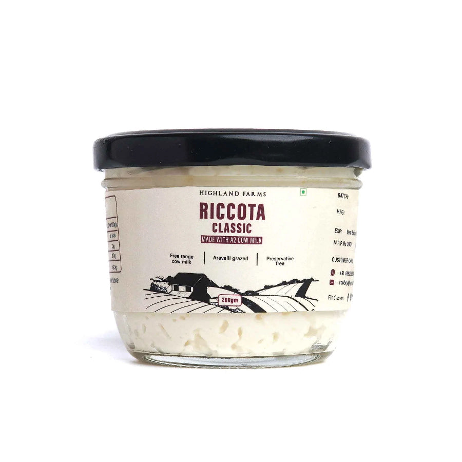 RICOTTA CHEESE (MADE WITH A2 COW MILK)