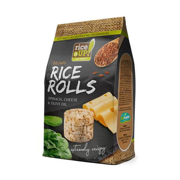 BROWN RICE ROLLS SPINACH CHEESE & OLIVE OIL