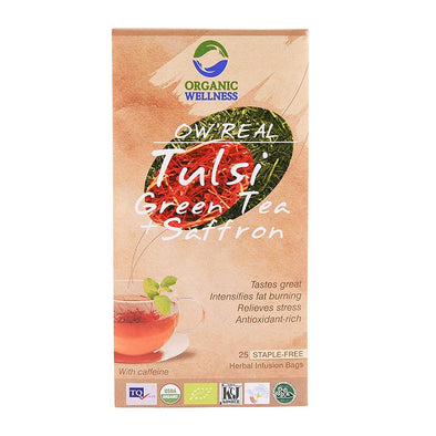 TULSI GREEN TEA WITH SAFFRON