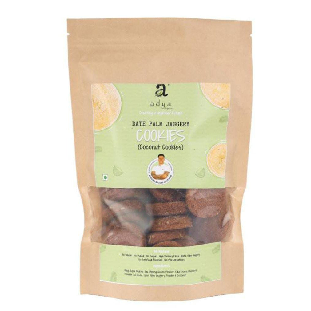 DATE PALM JAGGERY COCONUT COOKIES | Natural  &  Organic 