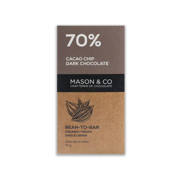 CHOCOLATE - DARK - 70% CACAO CHIP