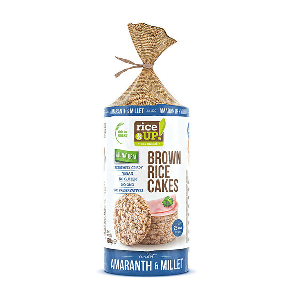 BROWN RICE CAKES - AMARANTH & MILLET