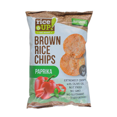 BROWN RICE CHIPS - PAPRIKA