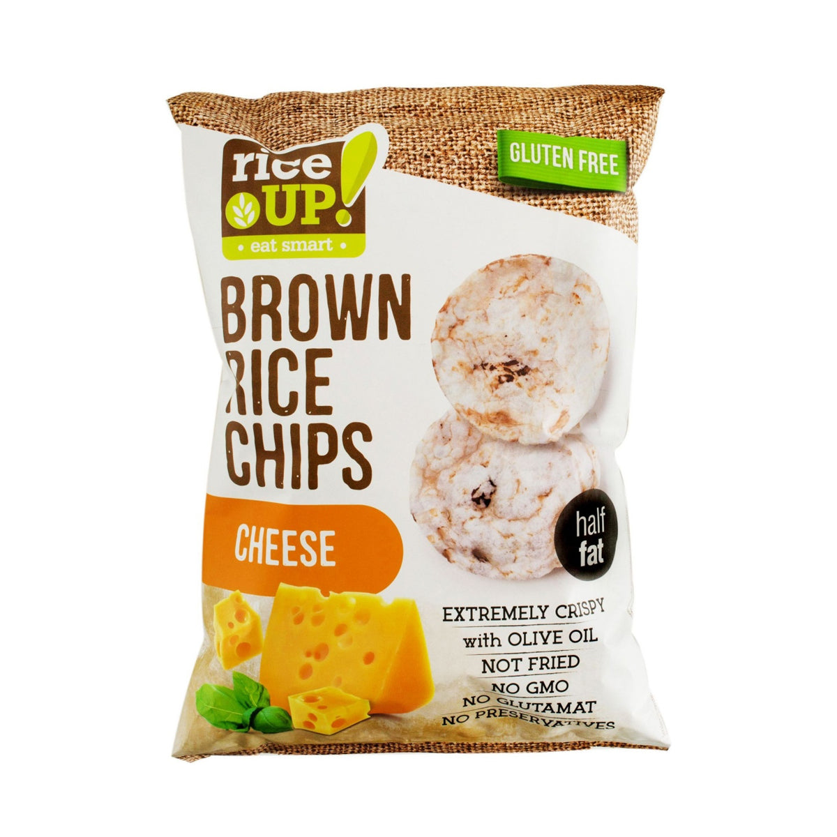 BROWN RICE CHIPS - CHEESE